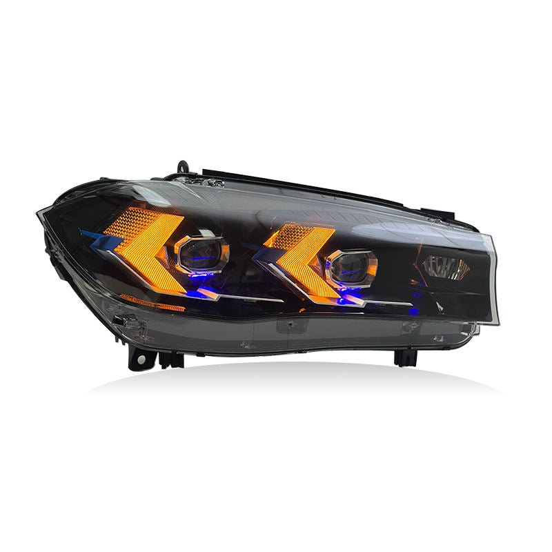 BMW F15 X5 X5M Snake Eyes Style LED Headlights 2014 - 2018